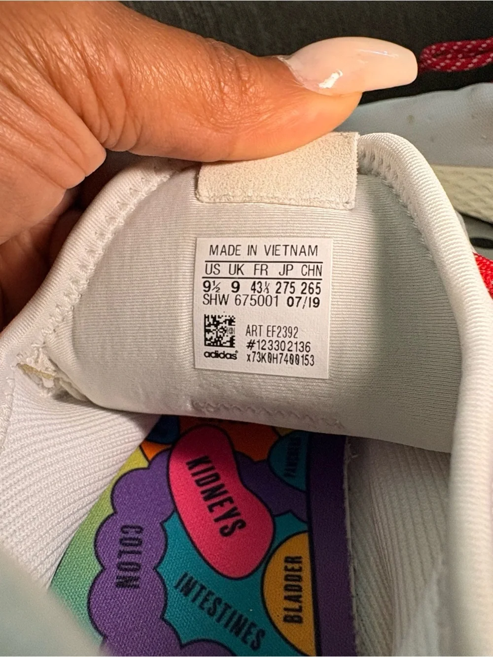 Adidas x Pharrell Tennis 'Human Made' Size 9.5